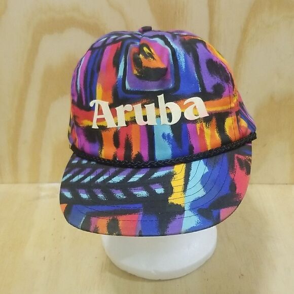 ARUBA Multicolored Snapbaback Hat Unisex - Picture 1 of 6